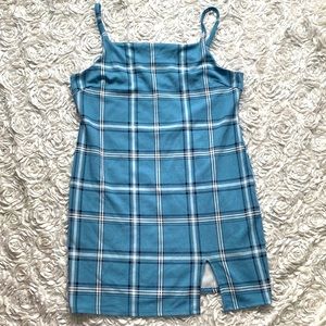 Like new Almost Famous plaid mini dress size XL